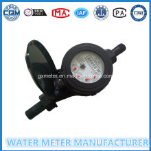 Multi-Jet Tipo seco Watermeter plástico de Dn15-25mm